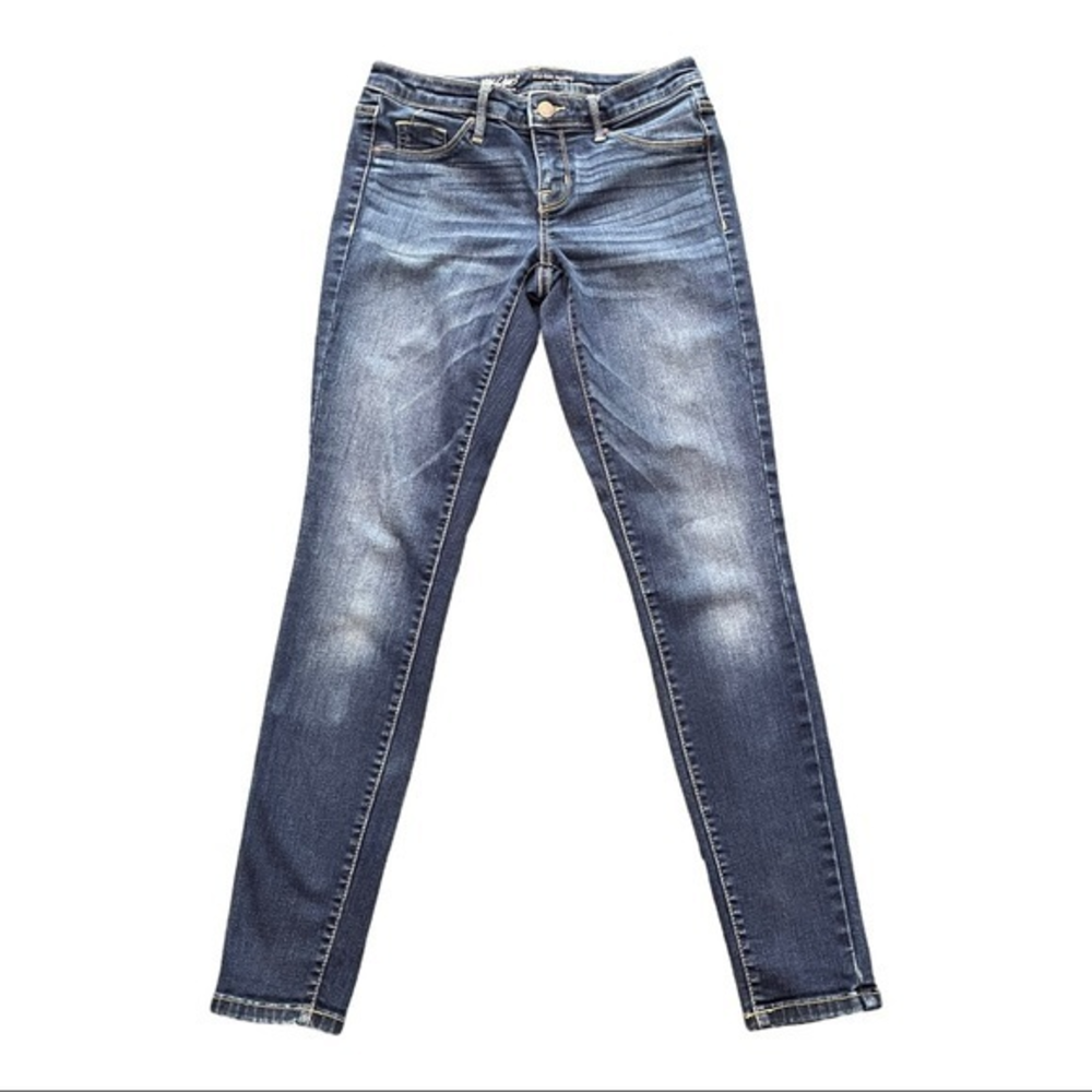 Women’s Size 2 Mid Rise Skinny Stretch Jeans Pants‎ Jegging